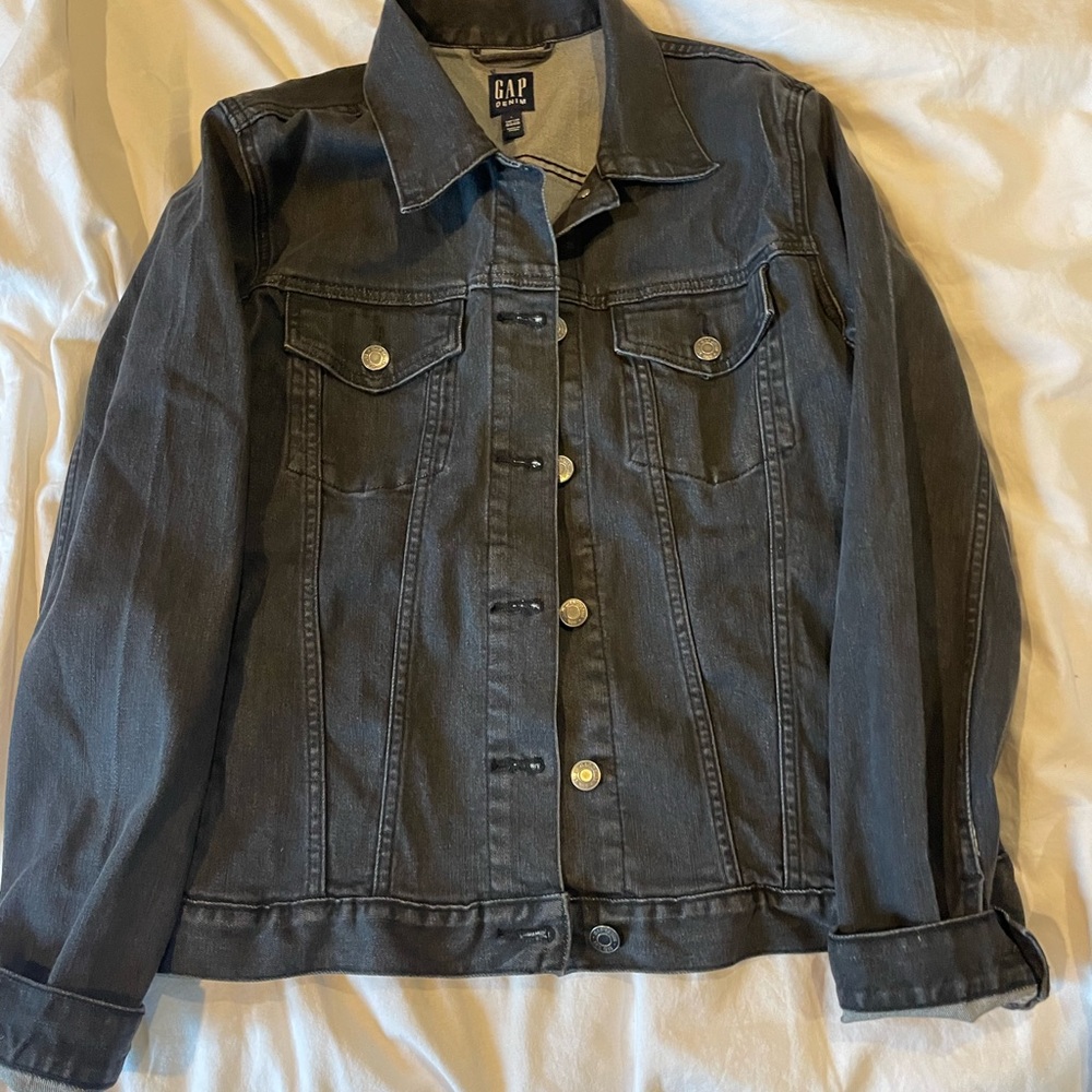 Black jean jacket
